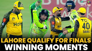 Lahore Qalandars Qualify For Finals  Winning Moments  Lahore vs Peshawar  Match 33  PSL 8  MI2A [upl. by Jeavons]