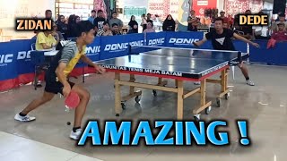 Amazing ZIDAN Ansvin VS DEDE Tpi Turnamen pingpong menyala div A Mb2 batam 2024 [upl. by Dworman]