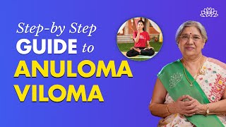 Steps to Perform Anuloma Viloma correctly I Dr Hansaji [upl. by Arotahs]