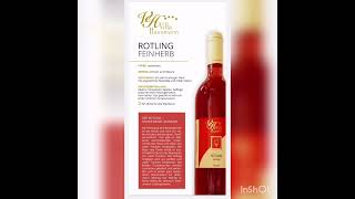 Mosel Wein Rotling feinherb [upl. by Groeg]