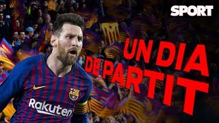 UN DIA DE PARTIT SUBTÍTULOS EN ESPAÑOL 🔵🔴  CÁNTICOS DEL FC BARCELONA 01 [upl. by Lura]