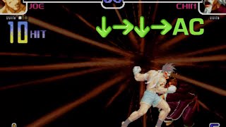 KOF 2002 Combos de Joe Paso a Paso [upl. by Osman604]