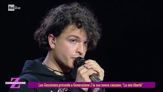 Leo Gassman fra canzoni famiglia e sogni  Generazione Z 19042022 [upl. by Poul]