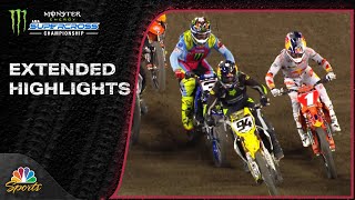 Supercross 2024 EXTENDED HIGHLIGHTS Round 1 in Anaheim  1624  Motorsports on NBC [upl. by Barabas]