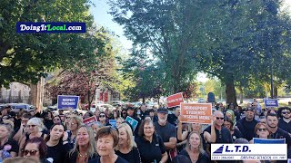 Bridgeport Education Association Rally [upl. by Yenruogis]