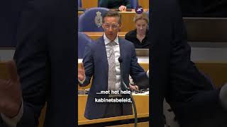 Zonder doelen geen resultaten debat regeringsverklaring [upl. by Irrahs]