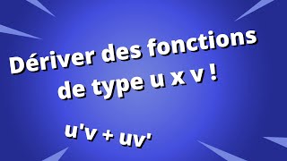 Calcul de la dérivée de fonctions produit  exercice corrigé [upl. by Zachariah]