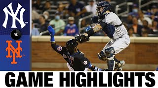 Yankees vs Mets Game Highlights 91021  MLB Highlights [upl. by Mialliw]