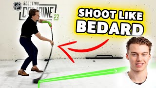 How to shoot like Connor Bedard [upl. by Neelhtakyram]