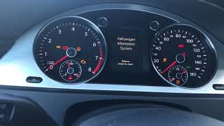 2010 VW CC parking brake error [upl. by Angie]