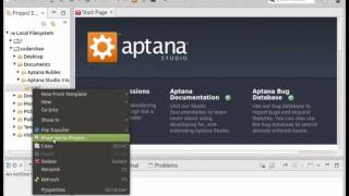 Aptana Studio setting up Synchronise with server [upl. by Terrie]