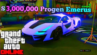 GTA 5 Online  NEW Progen Emerus Customization Diamond Casino [upl. by Lopes380]