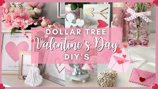 DOLLAR TREE VALENTINES DAY DIYs 2024 💗 Easy High End VALENTINES Day DIY VALENTINES Crafts 2024 💕 [upl. by Wordoow463]