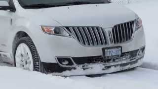 HILLYARD RIM LIONS 2015 LINCOLN MKX STUCK IN THE SNOW STORM BLIZZARD CLIPPER [upl. by Jariah576]