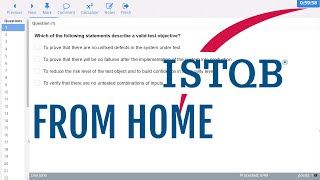 How the ISTQB online exam from home looks like Where to register for the ISTQB certification [upl. by Tsiuqram]