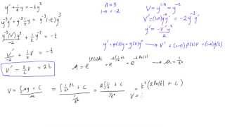 Bernoulli differential equation example 1 [upl. by Oak]