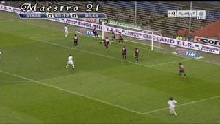 Highlights Genoa 10 AC Milan  9102010 [upl. by Ahsitniuq]