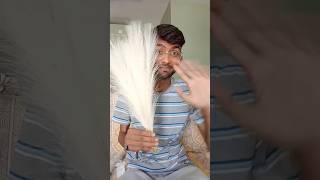 Unboxing Pampas grass Day 43108 unboxing dacoration flowers youtube hindi music [upl. by Shiverick]