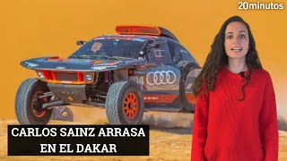 DAKAR 2024  CARLOS SAINZ arrasa en la sexta etapa y deja sin opciones a AlAttiyah [upl. by God]