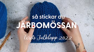 Så stickar du Järbomössan  Superenkel stickning [upl. by Anialad208]