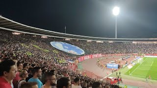 FK Crvena Zvezda  FC Kopenhagen Copenhagen København koreografija 06082019 4K video [upl. by Enoyrt]