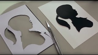 Silhouette artist a master at paper cuts [upl. by Valtin544]