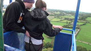 Bungee Jump Chepstow 400ft [upl. by Yregerg]