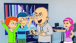 Classic Caillou Stabs the TVGrounded [upl. by Hermie]