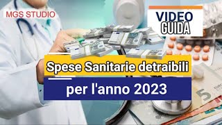 Spese Mediche Detraibili Video Guida [upl. by Idak]