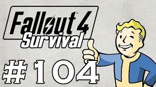 Lets Play Fallout 4  SURVIVAL  NO FAST TRAVEL  Part 104  Molerat Disease [upl. by Nyrak565]