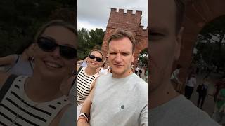 Прогулка к замку Castelldefels 🇪🇸 🏰 vlog барселона castelldefels [upl. by Anirbys565]