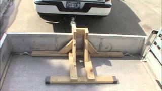 How to Build A Motorcycle Wheel Chock amp Transport your Bike Securely [upl. by Woodley]