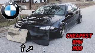 PAINTING MY BMW E46 DOOR PANEL DIY [upl. by Notelrac]