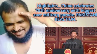 Highlights China celebrates 70th anniversary with biggest ever military parade PAKISTANI REACTION [upl. by Seidler]