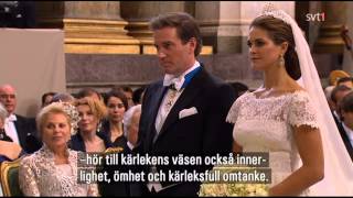 Princess Madeleine bröllop  wedding  pulmatseremoonia  kokkuvõte [upl. by Caswell]