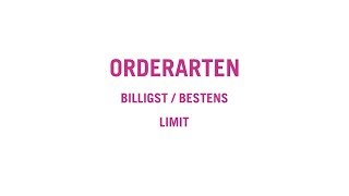 BilligstBestens amp Limit  Orderarten bei der DADAT Bank [upl. by Laurin]