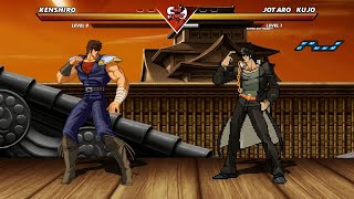 KENSHIRO vs JOTARO KUJO  Highest Level Insane Fight‼️ [upl. by Dianna]