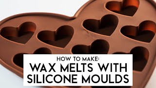 How To Make Wax Melts Using Our Silicone Moulds  Supplies For Candles [upl. by Gaves]