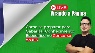 Virando a Página  Como se preparar para o concurso da IFS [upl. by Llemor]