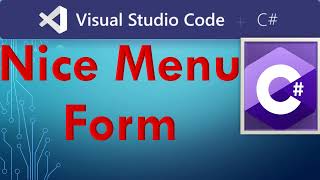 How to Make Nice Menu and Form in WinForms C  Using Panel [upl. by Carlie]