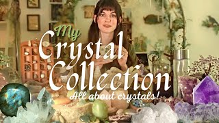 My Crystal Collection 🧚‍♂️ Witchcraft 101 🔮 Healing properties  Tips  How to use them [upl. by Janifer679]