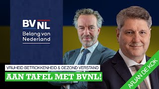 Jouw stem telt Aan tafel met BVNL ARJAN DE KOK [upl. by Olleina]