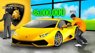 RUBO TUTTE LE LAMBORGHINI DAL CONCESSIONARIO SU GTA5 [upl. by Latty]