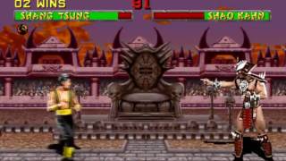 Mortal Kombat 2  Shang Tsung Arcade playthrough [upl. by Howund]