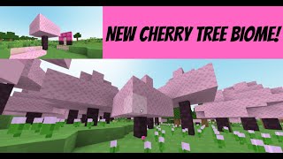 NEW CHERRY TREE BIOME AND NEW CHERRY ITEMS 🌸  Bloxdio  VextorzBloxdYT [upl. by Dominus90]