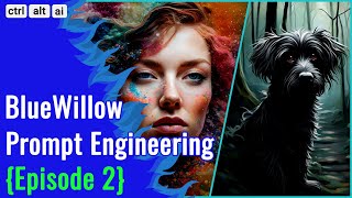 6 Art Styles for Blue Willow AI  Prompt Engineering Vol 2 [upl. by Bessy]