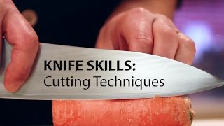 Knife Skills Cutting Techniques [upl. by Nalced630]