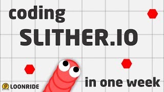 Coding Slitherio in One Week with JavaScript [upl. by Dyrraj]