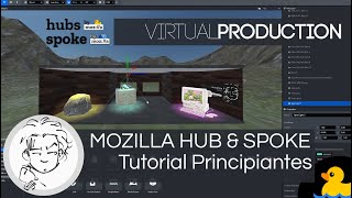 MOZILLA HUBS y SPOKE Tutorial principiantes Salas Virtuales Pt01 [upl. by Eylrac]