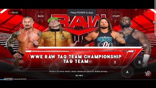 Rk bro vs Aj styles omas wwe raw tag team champion ship tag team match [upl. by Deach727]